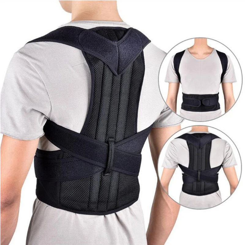 Adjustable Posture Corrector with Low-Back Support