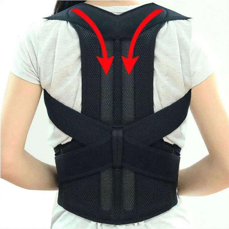 Adjustable Posture Corrector with Low-Back Support
