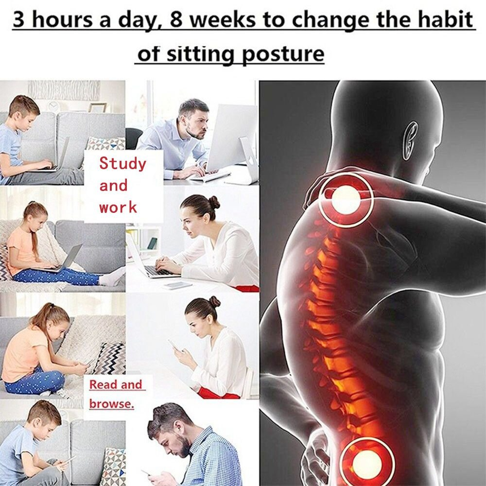Adjustable Posture Corrector with Low-Back Support