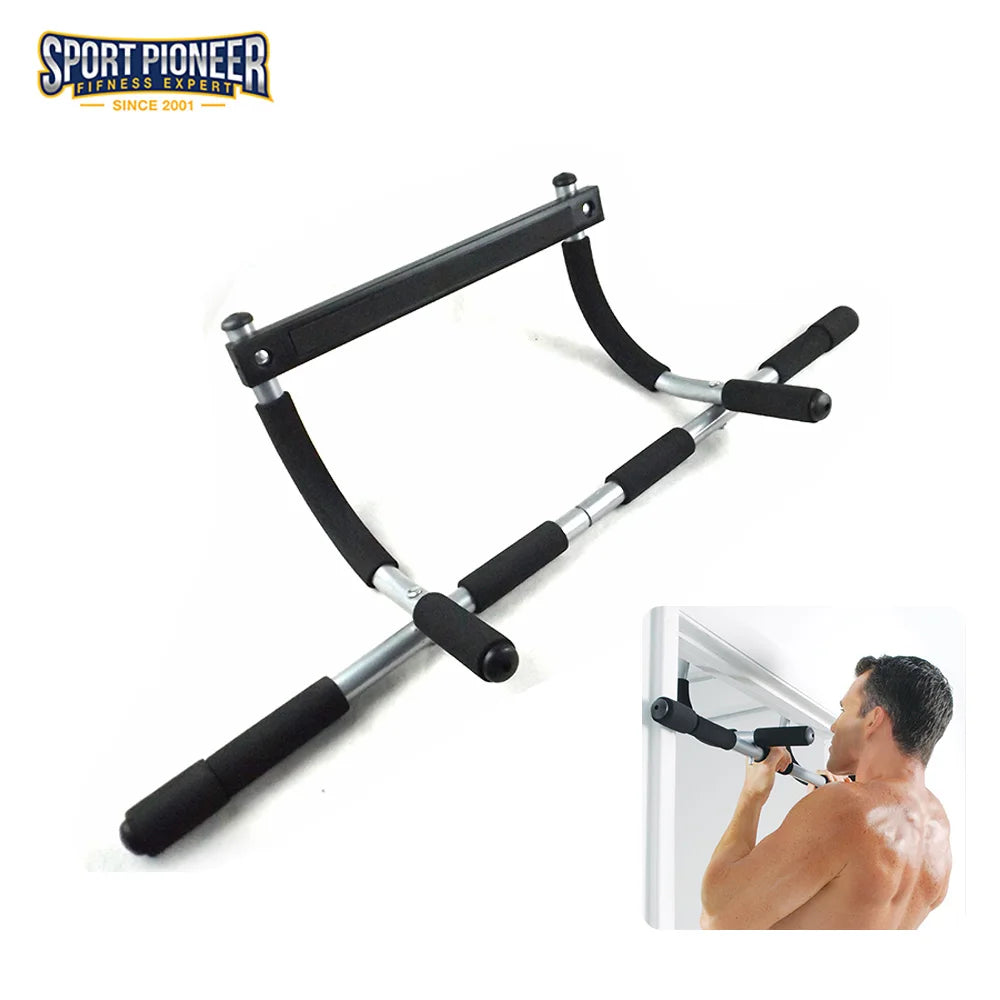 Adjustable Chin up Bar Exercise Home Workout Gym Training Door Frame Horizontal Pull up Bar Sport Fitness Equipments - stylishhomedecor2024.com