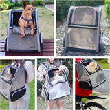 Pet Backpack Carrier for Small Cats Dogs | Ventilated Design, Safety Straps, Buckle Support, Collapsible | Designed for Travel, Hiking, Walking & Outdoor Use - stylishhomedecor2024.com