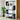 HOMCOM 4-Tires Wooden Bookcase S Shape Storage Display Unit Home Décor