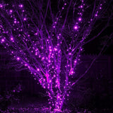 Halloween 300 LED String Lights, 100FT Connectable String Lights with 8 Lighting Modes, Halloween Decorations for Party Carnival Supplies, Indoor Outdoor Yard Garden Decor (Purple) - stylishhomedecor2024.com