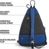 Sling Bag - Crossbody Backpack for Pickleball, Tennis, Racketball, and Travel for Men and Women - stylishhomedecor2024.com