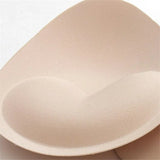 1Pair Thick Sponge Bra Pads for Women Swimsuit Breast Push up Breast Enhancer Removeable Bra Pads Inserts Cups Bra Accessories