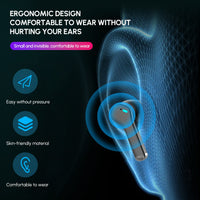 Dual Noise Cancelling True Wireless Earbuds Bluetooth Headphones - stylishhomedecor2024.com