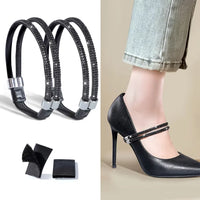 Anti-Skid Rhinestone High Heel Straps – 2-Piece Elastic Fixing Belts - stylishhomedecor2024.com