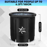 Ice Bath,Cold Tub Ice Bath,88 Gal Inflatable and Portable Cold Plunge for Athletes Adults at Home Indoor and Outdoor. - stylishhomedecor2024.com