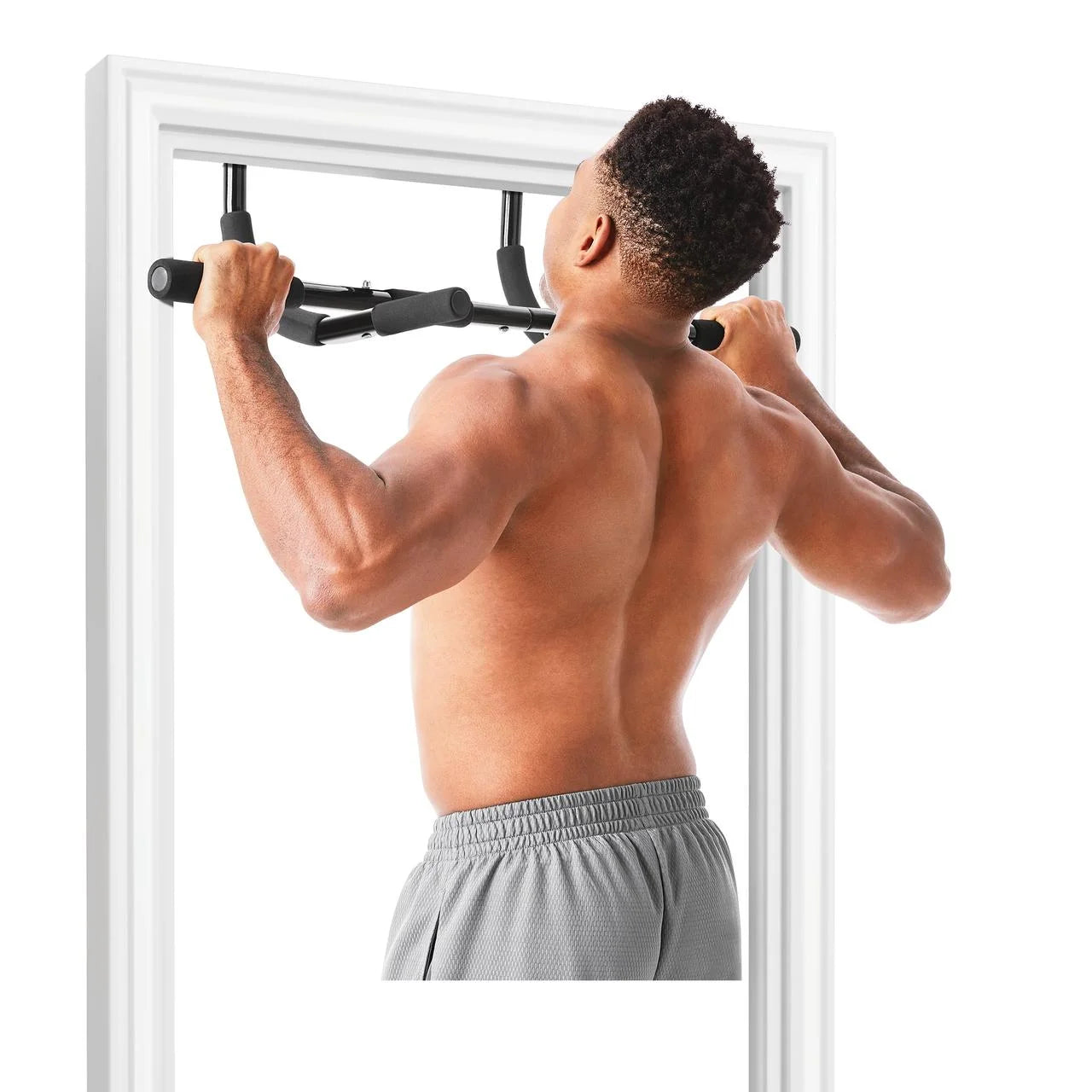 Multi-Function Pull-Up Bar, Black - stylishhomedecor2024.com