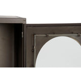 TV furniture DKD Home Decor Black Crystal Metal (150 x 50 x 45 cm)