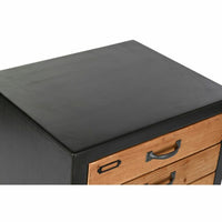 Chest of drawers DKD Home Decor Fir Natural Black Vintage (47 x 38 x - stylishhomedecor2024.com
