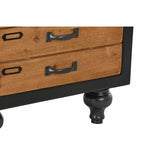Chest of drawers DKD Home Decor Fir Natural Black Vintage (47 x 38 x - stylishhomedecor2024.com