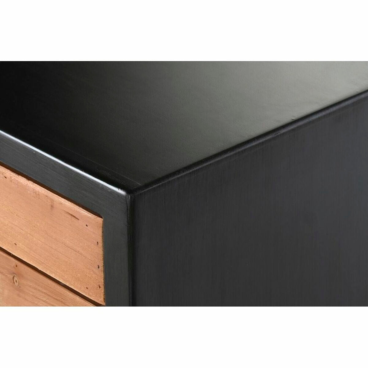 Chest of drawers DKD Home Decor Fir Natural Black Vintage (47 x 38 x - stylishhomedecor2024.com