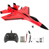 SU35 RC Plane FX620 FX820 2.4G Remote Control Flying Model Glider Airplane with LED Lights Aircraft Foam Toys for Children Gifts - stylishhomedecor2024.com