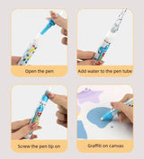 Magic Water Drawing Mat Extra Large Water Doodle Toy Set Painting Board Children Educational Toys Gift for Kids Multiple Size