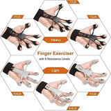 Silicone Grip Training and Exercise Finger Exercise Stretcher Hand Strengthener Arthritis Grip Trainer Hand Brush Expander Grips - stylishhomedecor2024.com