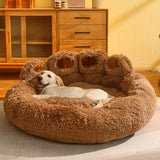 Kennel Warm Medium Large Dog Corgi Golden Retriever Bed Fleece-Lined Sofa Mattress - stylishhomedecor2024.com