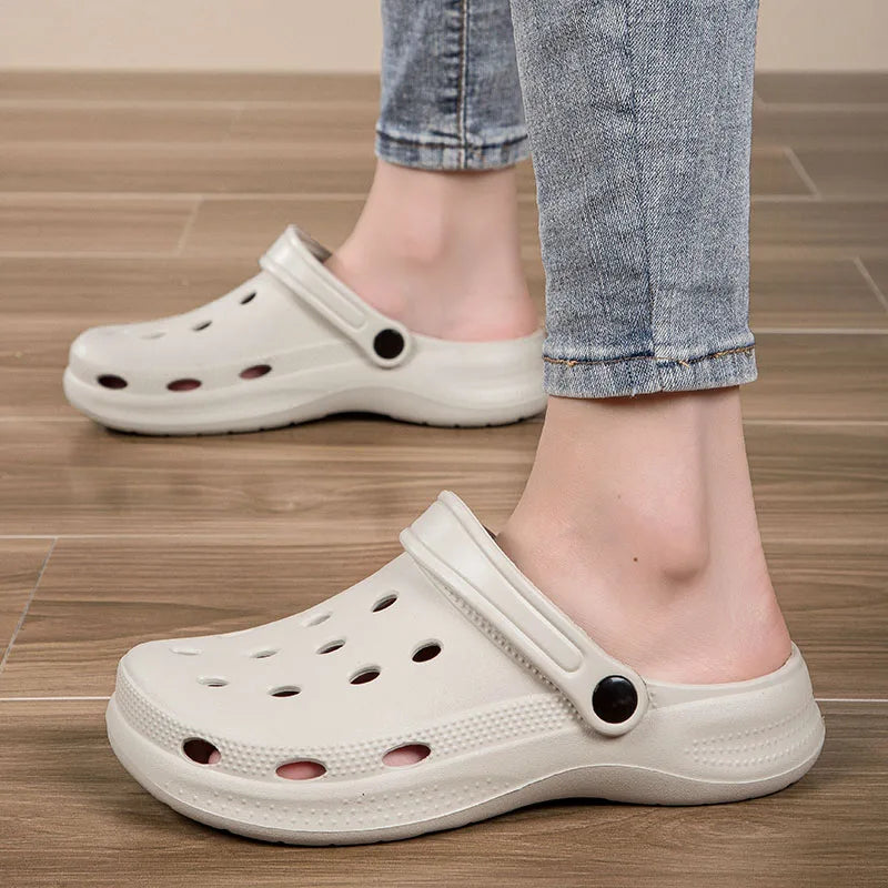 Summer Men Clogs Sandals Men'S and Women'S Leisure Slippers Beach Sandals Home Garden Shoes Outdoor Sandals plus Size 46 47 48