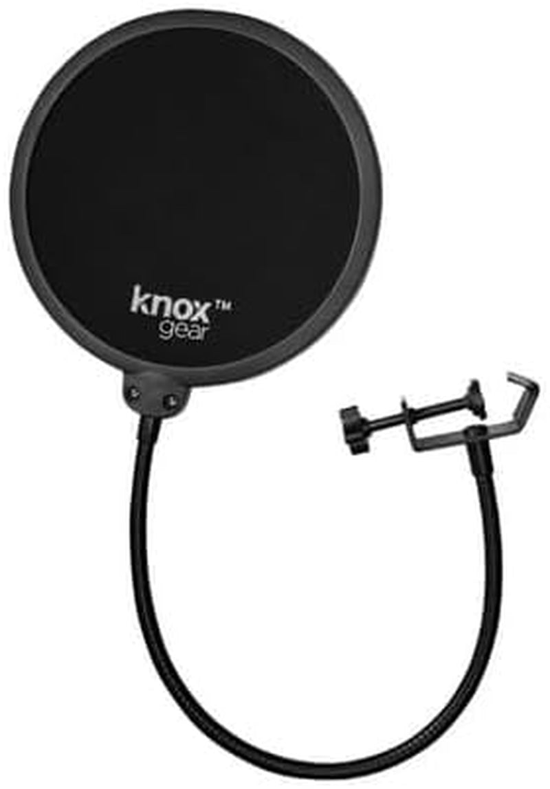 Yeti USB Microphone (Blackout) Bundle with Knox Gear Headphones and Pop Filter (3 Items) - stylishhomedecor2024.com