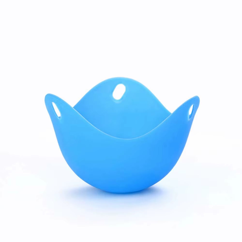 Egg Poachers High Temperature Resistant Silicone Egg Cooker Environmentally Silicone Steamed Egg Tray for Home Decor