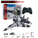 SU35 RC Plane FX620 FX820 2.4G Remote Control Flying Model Glider Airplane with LED Lights Aircraft Foam Toys for Children Gifts - stylishhomedecor2024.com