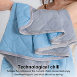 Blanket in a washing machine to show washable material