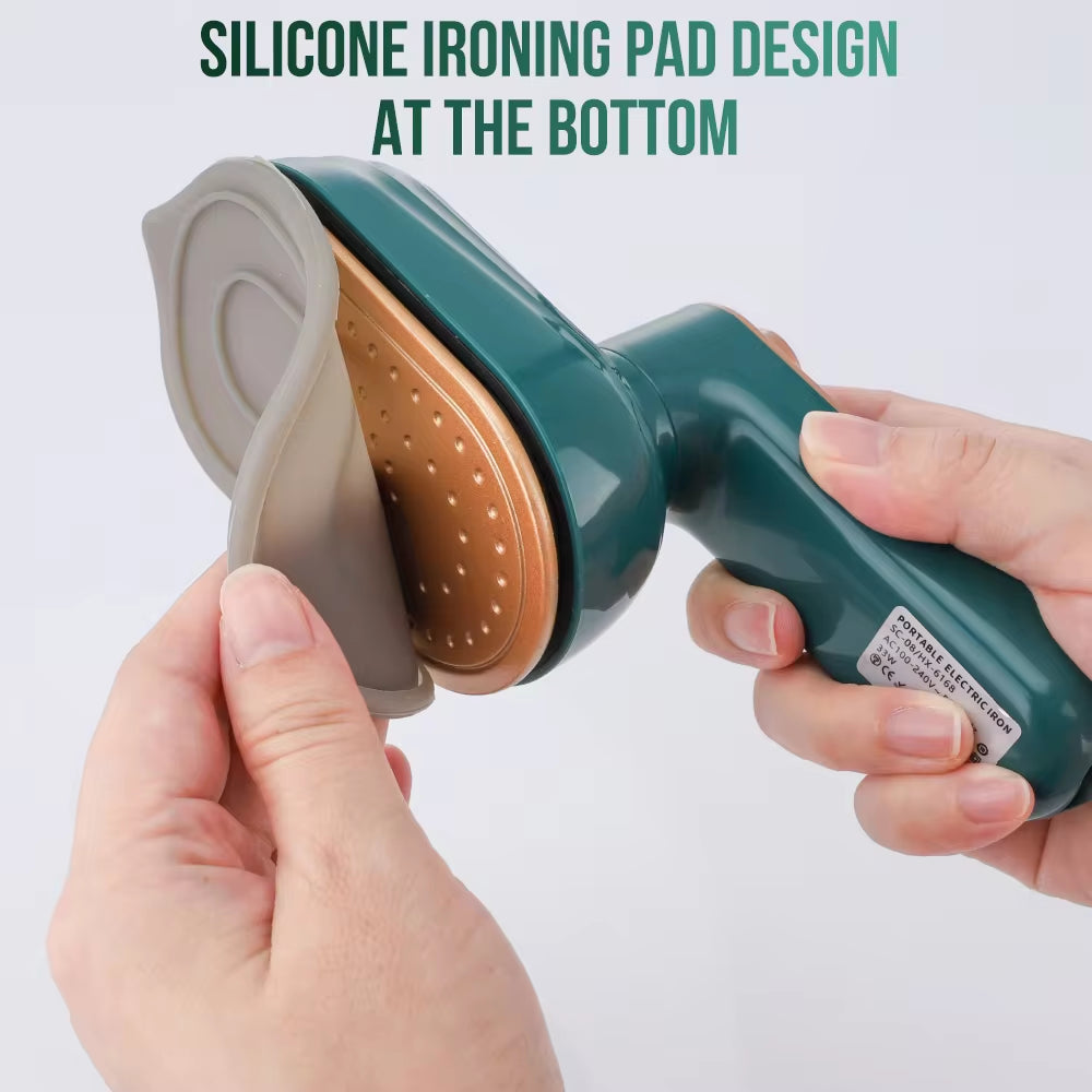 Compact handheld steamer for quick wrinkle removal
