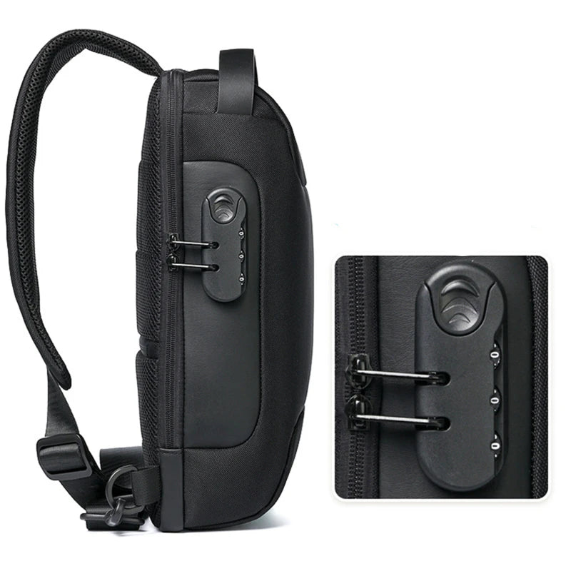 Compartments with organized storage for travel essentials