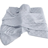 Cooling blanket paired with summer pillows