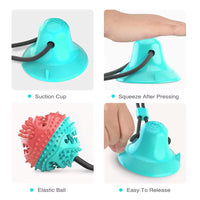 Durable dog toy for teeth cleaning and chewing