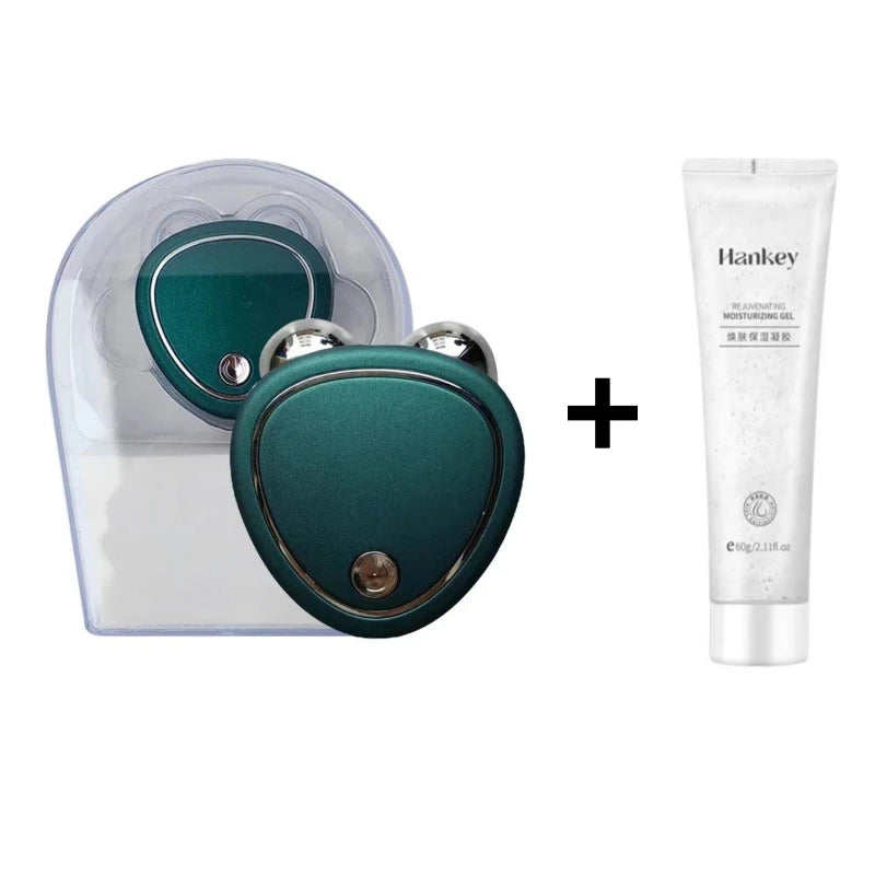 EMS microcurrent face roller for skin tightening