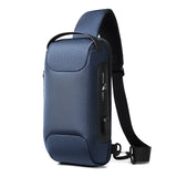 Easy-access front zipper pocket detail
