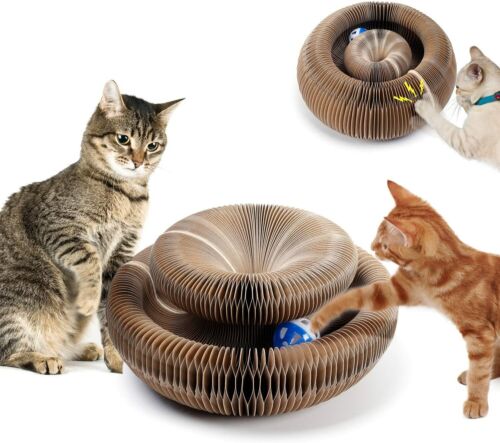Eco-friendly corrugated cardboard scratch pad
