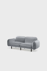 "Elegant bean bag sofa in neutral tones