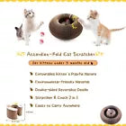 Expandable cat scratcher in circular shape