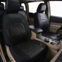 Fit of seat cover across car seat and headrest