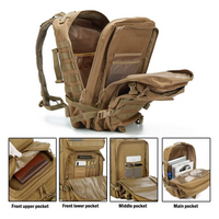 Tactical 45L Molle Rucksack Backpack - stylishhomedecor2024.com