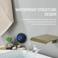 LED waterproof Bluetooth speaker for bathroom