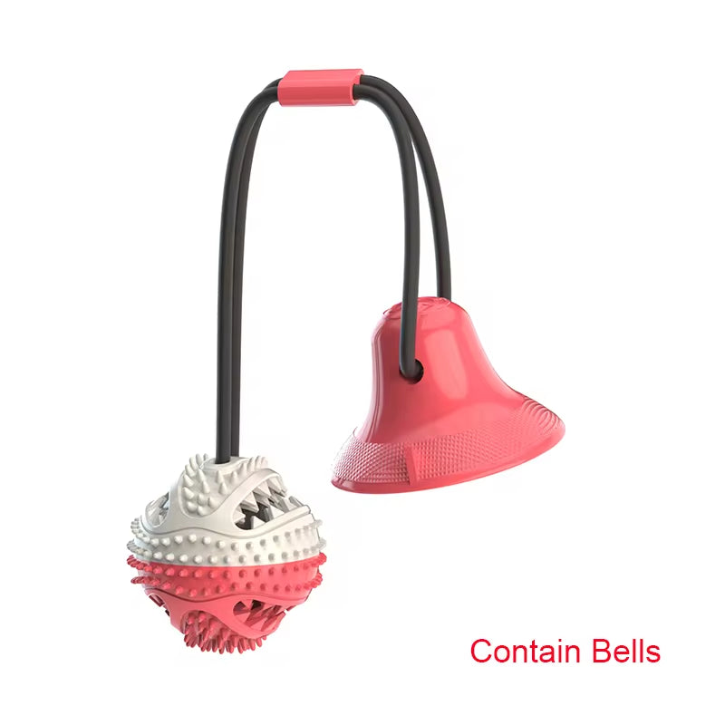 Large breed dog toy with ropes for tug-of-war