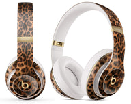 Mirrored Leopard Hide - Full Body Skin Decal Wrap Kit for Beats by Dre - stylishhomedecor2024.com