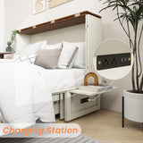 Mobile murphy bed on wheels