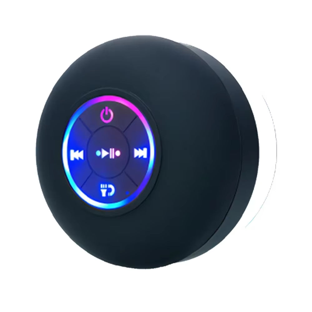 Portable wireless Bluetooth speaker with LED lights