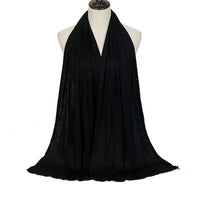 Modal Cotton Jersey Hijab Scarf – Soft, Stretchy, and Breathable Long Shawl