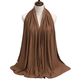 Modal Cotton Jersey Hijab Scarf – Soft, Stretchy, and Breathable Long Shawl