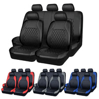 All-Season Quilted PU Leather Car Seat Cover – Universal Fit