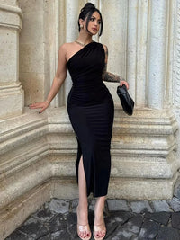 Summer Maxi Dress Women Sexy Split Fashion Sleeveless Backless Slim - stylishhomedecor2024.com