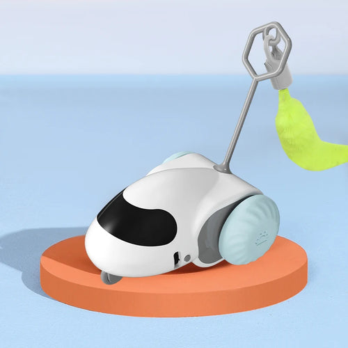 Remote Smart Cat Toys Remote Control Interactive Cat Car Toy USB