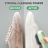 1/2/4PCS Shoe Washing Machine Bag with Liquid Shoe Brush Set Durable Laundry Shoe Bag and Soft Bristle Clean Brush for All Shoes
