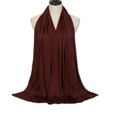 Modal Cotton Jersey Hijab Scarf – Soft, Stretchy, and Breathable Long Shawl