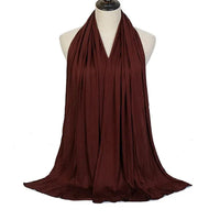 Modal Cotton Jersey Hijab Scarf – Soft, Stretchy, and Breathable Long Shawl